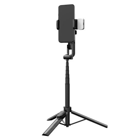 Штатив-трипод Adyss A8S із збудованим стабілізатором і пультом, 1.2m, black