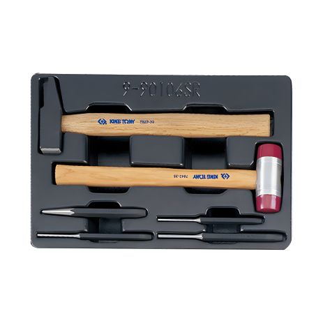 Набор инструментов: молотки, кернер, выколотки (6ед в ложементе)