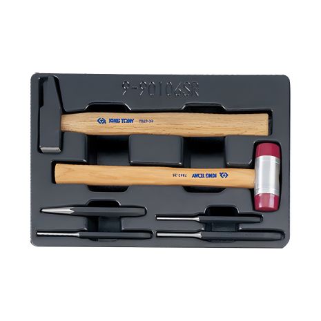 Набір інструментів ударних 6од (молотки, кернер, виколотки)