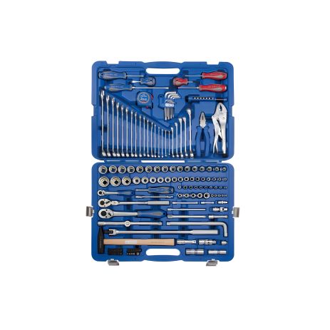 Набір універсальних інструментів 143 од. 1/4"+1/2"+3/8" 12-ти грані