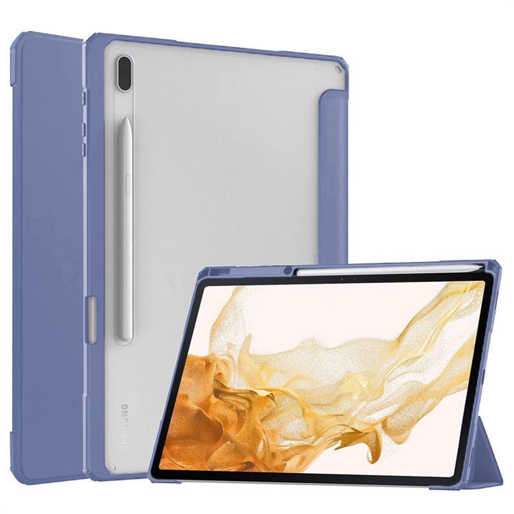 Чохол TPUCristal SlimTPU Spen holder Samsung Galaxy Tab S10 Lite Фіолетовий Чохол TPUCristal SlimTPU Spen holder Samsung Galaxy Tab S10 Lite Фіолетовий