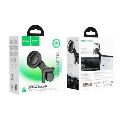 Автодержатель Hoco H57 Magnetic Ring Мятая упаковка Цвет Черный Автодержатель Hoco H57 Magnetic Ring Мятая упаковка Цвет Черный