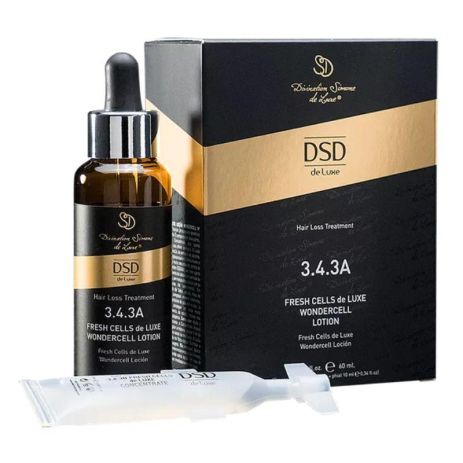 Лосьон DSD De Luxe 3.4.3А Fresh Cells Wondercell Lotion для стимуляції росту волосся 50 мл + 10 мл Лосьон DSD De Luxe 3.4.3А Fresh Cells Wondercell Lotion для стимуляції росту волосся 50 мл + 10 мл