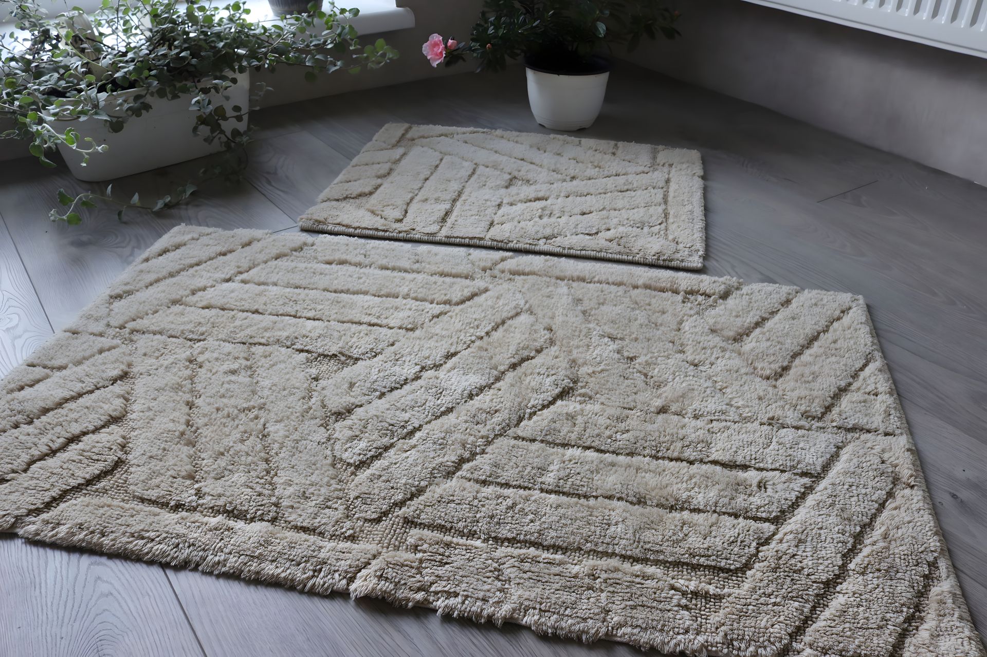 Ванний набір килимків 60x100 50x60 см Vonaldy Elite 2917/cappuccino Ванний набір килимків 60x100 50x60 см Vonaldy Elite 2917/cappuccino