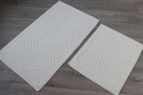 Комплект бавовняних килимків Shaggy Tropikhome (100*60 см+50*60 см) Комплект бавовняних килимків Shaggy Tropikhome (100*60 см+50*60 см)