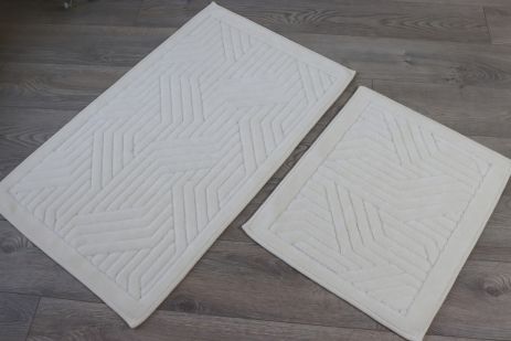 Комплект бавовняних килимків Shaggy Tropikhome (100*60 см+50*60 см) Комплект бавовняних килимків Shaggy Tropikhome (100*60 см+50*60 см)