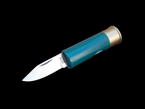 Ніж міні складаний Antonini Knives Old Bear "12 калібр" Gauge 12 Cartridge Knife 11,5 см зелений
