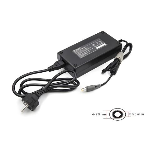 Блок живлення Power Plant для ноутбуків IBM/LENOVO, 220V, 170W, 20V, 8.5A (7.9*5.5) потужний