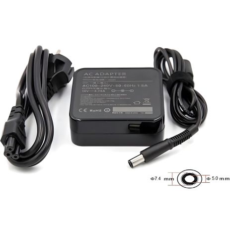 Ноутбучный блок питания PowerPlant HP 220V, 19V 90W 4.74A (7.4*5.0) wall mount