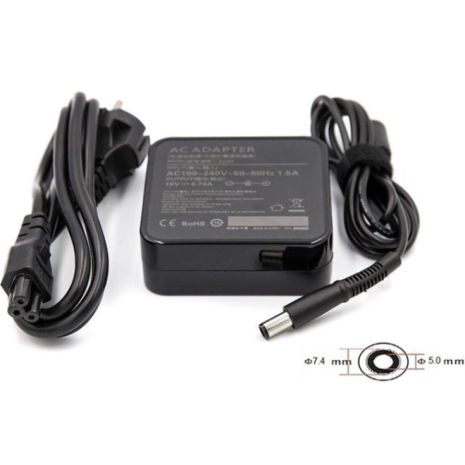 Блок питания для ноутбуков PowerPlant HP 220V, 19V 90W 4.74A (7.4*5.0) wall mount