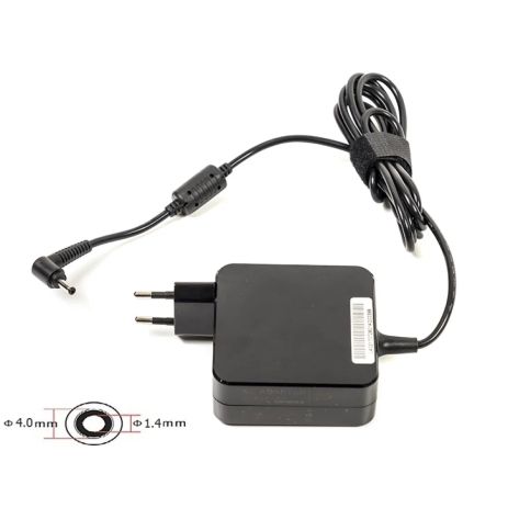 Блок живлення PowerPlant для ноутбуків ASUS, 220V, 19V, 65W, 3.42A (4.0*1.35) wall mount
