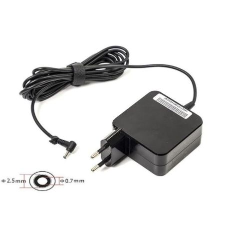 Блок живлення PowerPlant для ноутбуків ASUS, 220V, 19V, 40W, 2.1A (2.5*0.7) wall mount