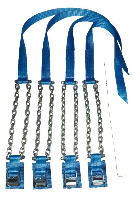 Комплект протиковзних браслетів для позашляховиків 4 шт. Комплект протиковзних браслетів для позашляховиків 4 шт.