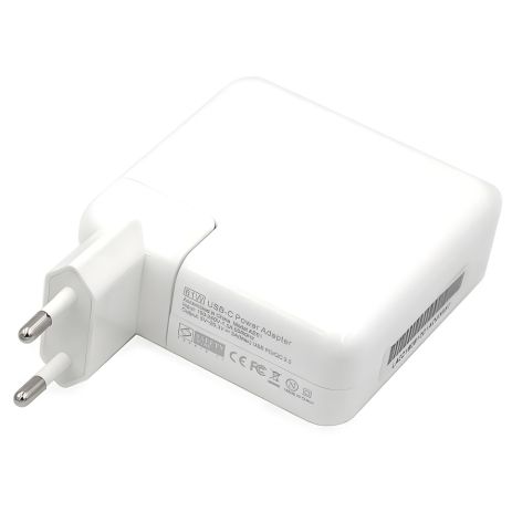 Ноутбучный блок питания PowerPlant APPLE 220V, 20V 61W (USB Type-C)