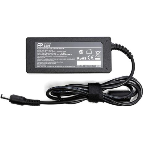 Блок живлення Power Plant для ноутбуків TOSHIBA, 220V, 15V, 60W, 4A (6.3*3.0)