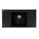 Гранитная мойка для кухни VALESO 9651 ATLAS матовый Черный металлик