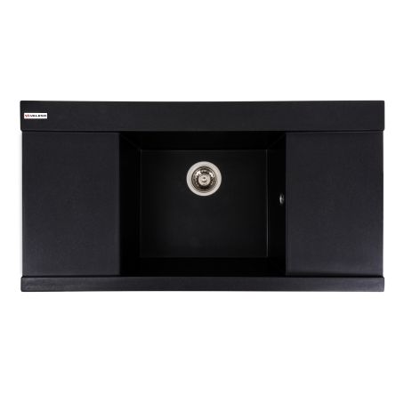 Гранитная мойка для кухни VALESO 9651 ATLAS матовый Черный металлик Гранитная мойка для кухни VALESO 9651 ATLAS матовый Черный металлик