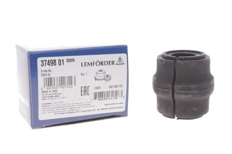 Втулка стабілізатора (переднього) Citroen Berlingo/Peugeot Partner 1.6 HDi 08-(d=24mm), LEMFORDER (3749801)