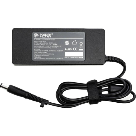 Блок живлення для ноутбуків PowerPlant HP 220V, 18.5V 90W 4.9A (7.4*5.0)