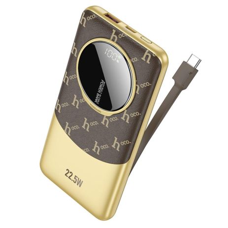 Power Bank Hoco Q29 Nobility 22.5W+PD20W with cable(Type-C) 10000mAh Цвет Коричневый