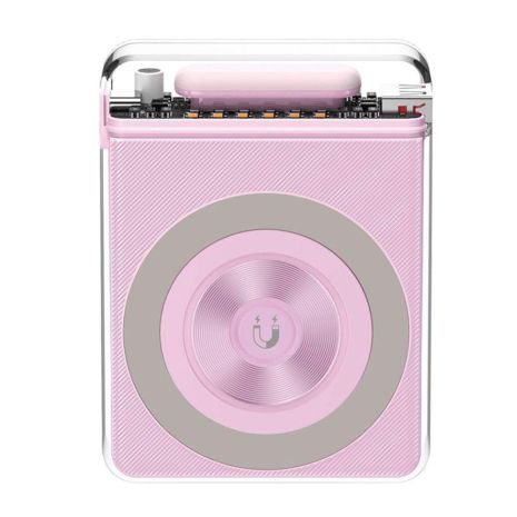 Power Bank XO PR226 Mini Transparent Magnetic Absorption 15W 10000mAh Цвет Фиолетовый