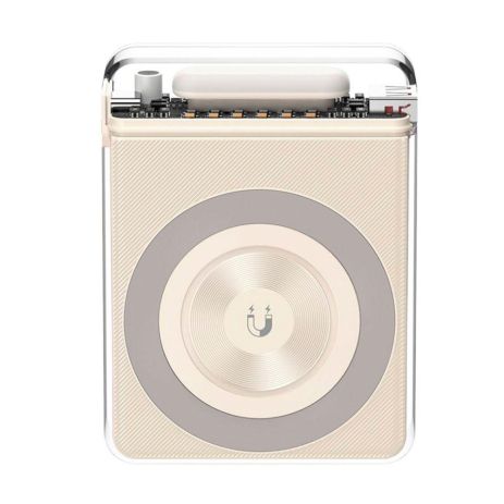 Power Bank XO PR226 Mini Transparent Magnetic Absorption 15W 10000mAh Цвет Бежевый