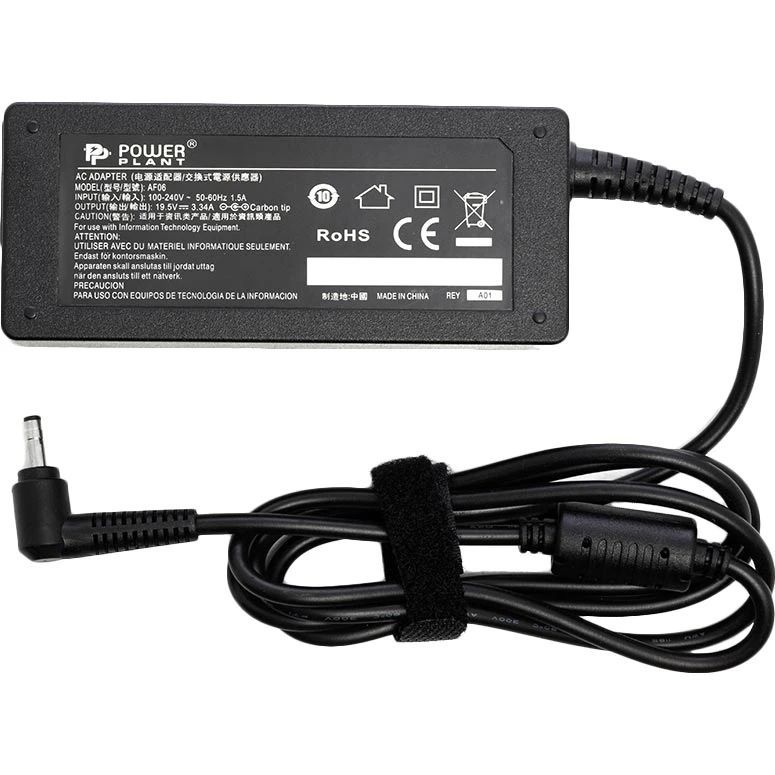Блок питания для ноутбуков PowerPlant DELL 220V, 19.5V 65W 3.34A (4.0*1.7) Блок питания для ноутбуков PowerPlant DELL 220V, 19.5V 65W 3.34A (4.0*1.7)