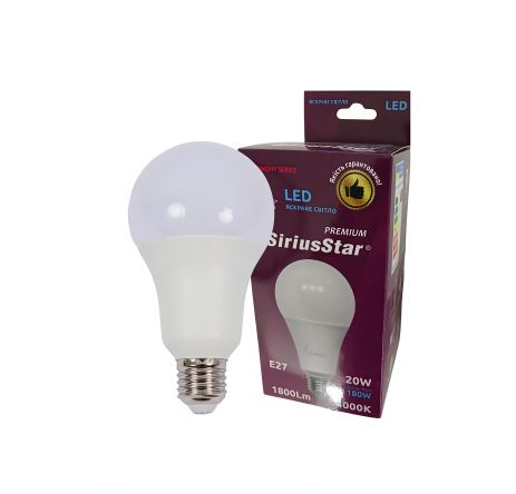 Лампа светодиодная SIRIUSSTAR 3110 А80 20W-4000K-E27