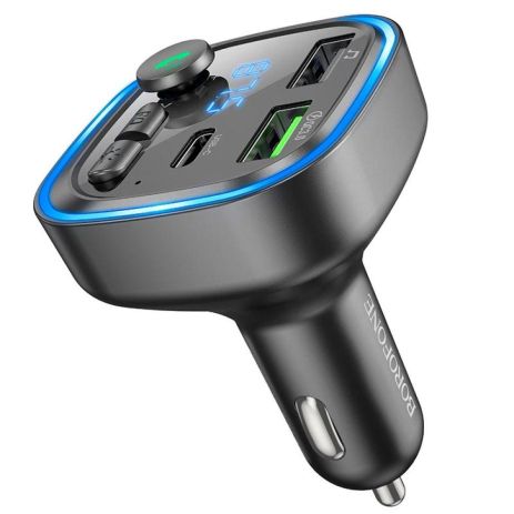FM-трансмиттер Borofone BC48 Broad QC3.0 car BT FM transmitter FM-трансмиттер Borofone BC48 Broad QC3.0 car BT FM transmitter