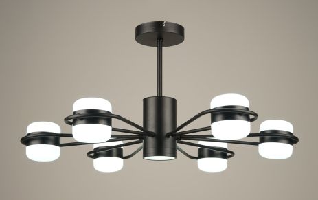 Люстра светодиодная акриловая Sirius B N4557/6 BK