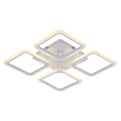 Люстра світлодіодна акрилова стельова 6110-4 WT 74W