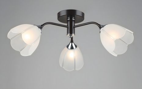 Потолочная люстра на кухню Sirius B N6048/3 COFFEE+CR (3 плафона) Потолочная люстра на кухню Sirius B N6048/3 COFFEE+CR (3 плафона)