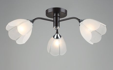 Потолочная люстра на кухню Sirius B N6048/3 COFFEE+CR на 3 плафона