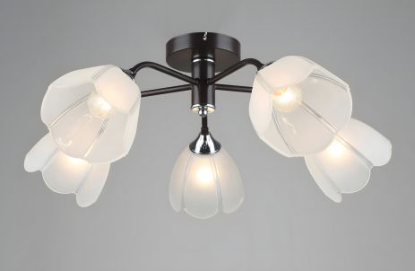 Потолочная люстра для гостиной Sirius B N6048/5 COFFEE+CR