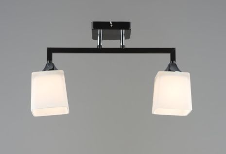 Люстра стельова Sirius B N6116/2 COFFEE+CR на 2 плафони