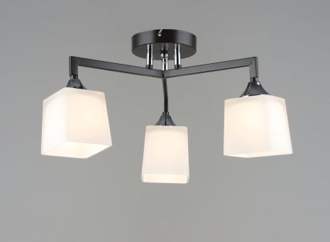 Потолочная люстра Sirius B N6116/3 COFFEE+CR на 3 плафона Потолочная люстра Sirius B N6116/3 COFFEE+CR на 3 плафона