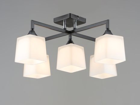 Потолочная люстра Sirius B N6116/5 COFFEE+CR