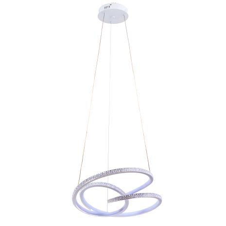 Люстра подвесная светодиодная акриловая Sirius LCD3073 WT 128W