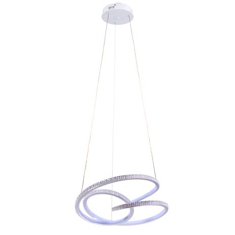 Люстра подвесная светодиодная акриловая Sirius LCD3073 WT 128W