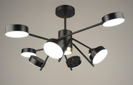 Люстра светодиодная акриловая Sirius B N4182/8 112W BK