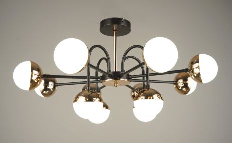 Люстра светодиодная акриловая Sirius B N4184/12 BK+FGD