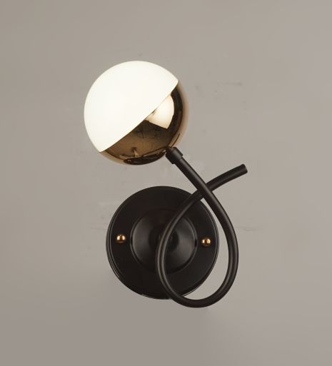 Бра настенная Sirius B N4184/1W BK+FGD