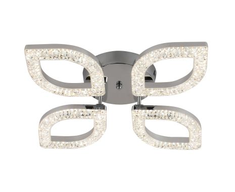 Люстра світлодіодна акрилова Sirius 2721/4 CR 40W*2