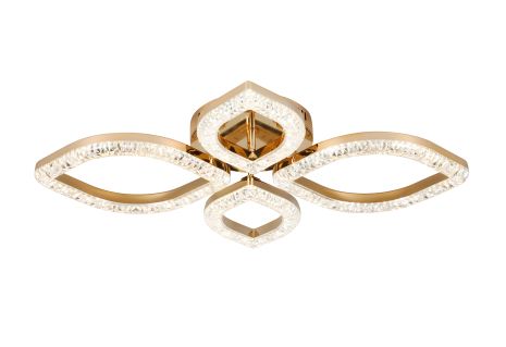 Акрилова Люстра світлодіодна Sirius 2721/2+2 GD 48W*2