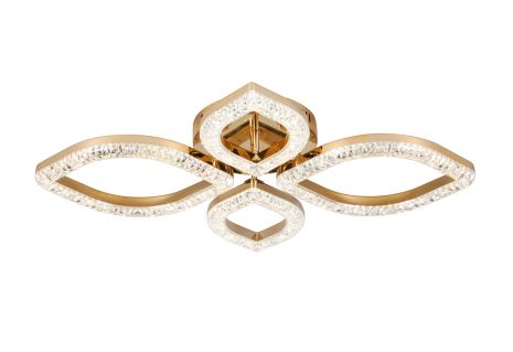 Люстра світлодіодна акрилова Sirius 2721/2+2 GD 48W*2