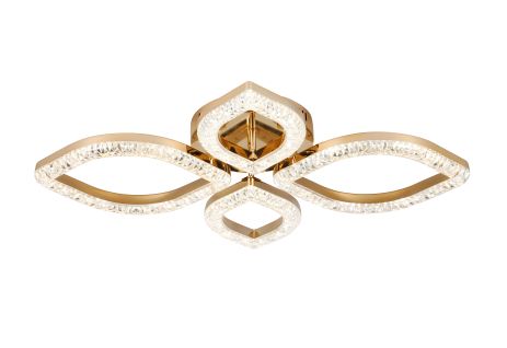 Акрилова Люстра світлодіодна Sirius 2721/2+2 GD 48W*2 Акрилова Люстра світлодіодна Sirius 2721/2+2 GD 48W*2