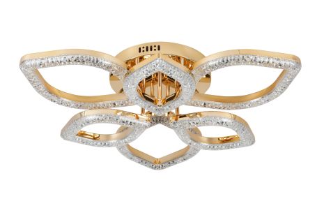 Люстра світлодіодна акрилова Sirius 2721/3+3 GD 72W*2