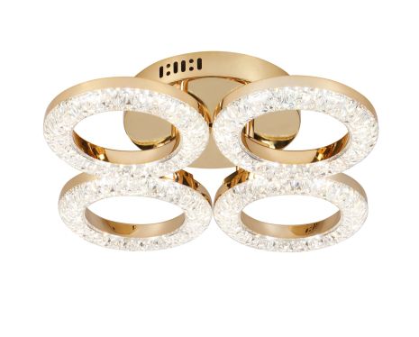 Люстра светодиодная акриловая Sirius 2723/4 GD 32W*2