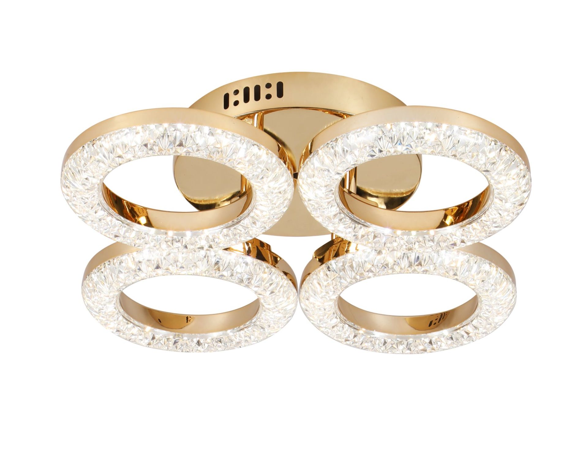 Люстра світлодіодна акрилова Sirius 2723/4 GD 32W*2 Люстра світлодіодна акрилова Sirius 2723/4 GD 32W*2