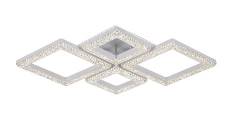 Люстра светодиодная акриловая Sirius 2725/2+2 WT 50W*2+13W*2